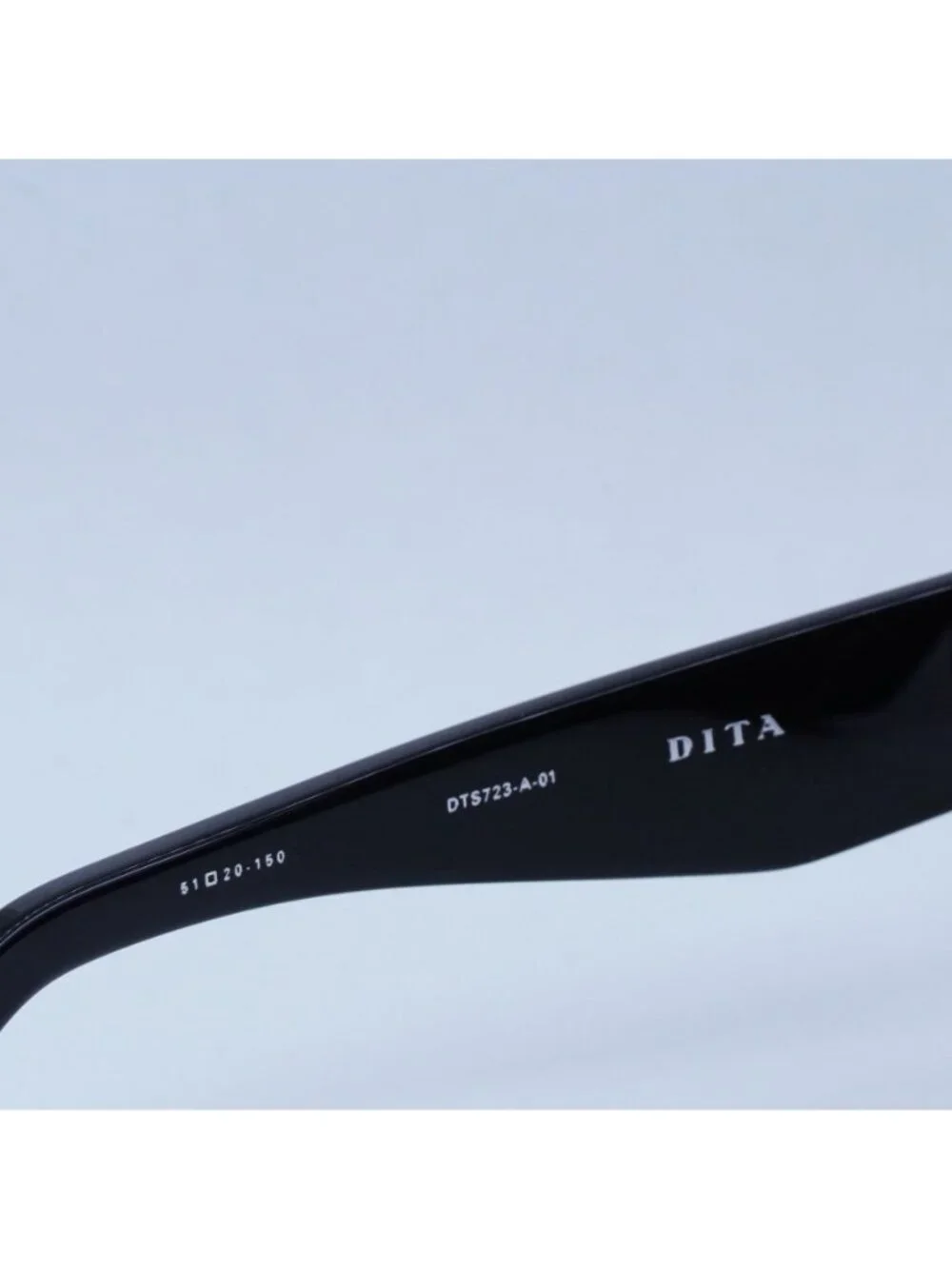 Dita BANTOS DTS-723-A-01 Sunglasses Black Square Frame, Grey Lenses